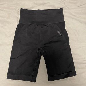 GYMSHARK Black Flex Cycling Shorts